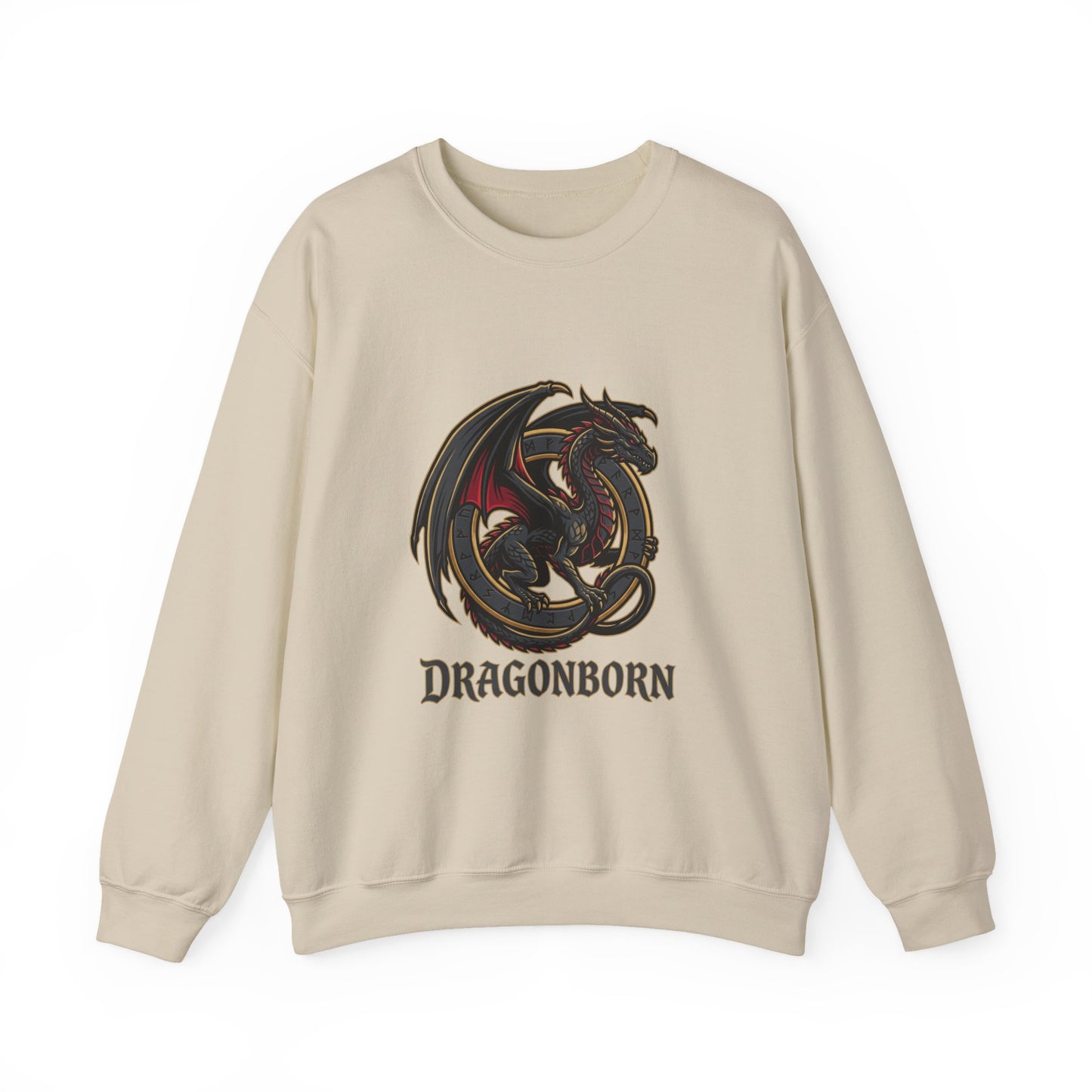 Dragonborn Sweatshirt | dragon, fantasy art, mythical creature