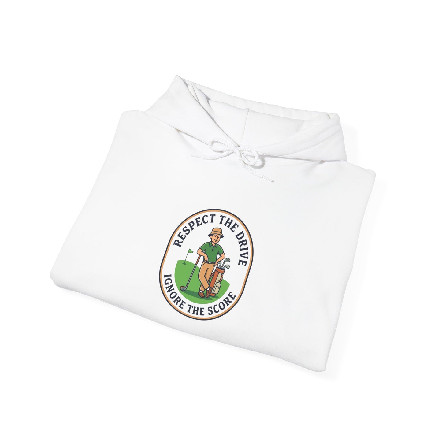 Respect the Drive Golf Hoodie | Retro Country Club, Bogey Par Humor