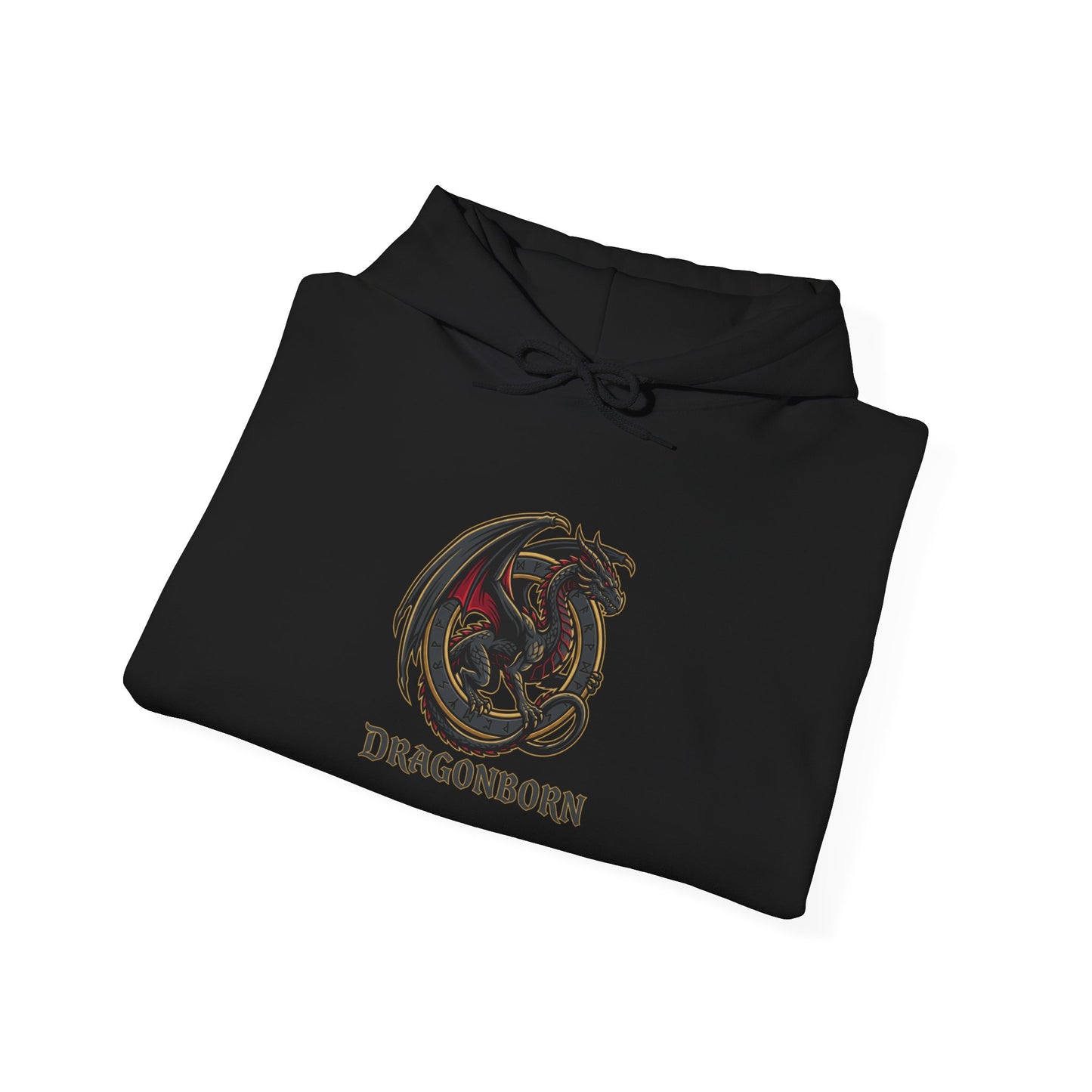 Dragon Emblem Hoodie | dragon, fantasy art, mythical creature