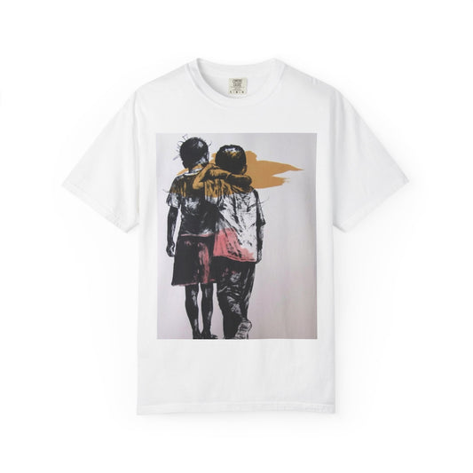 Bold Lines T-Shirt — Graphic Garment-Dyed Tee
