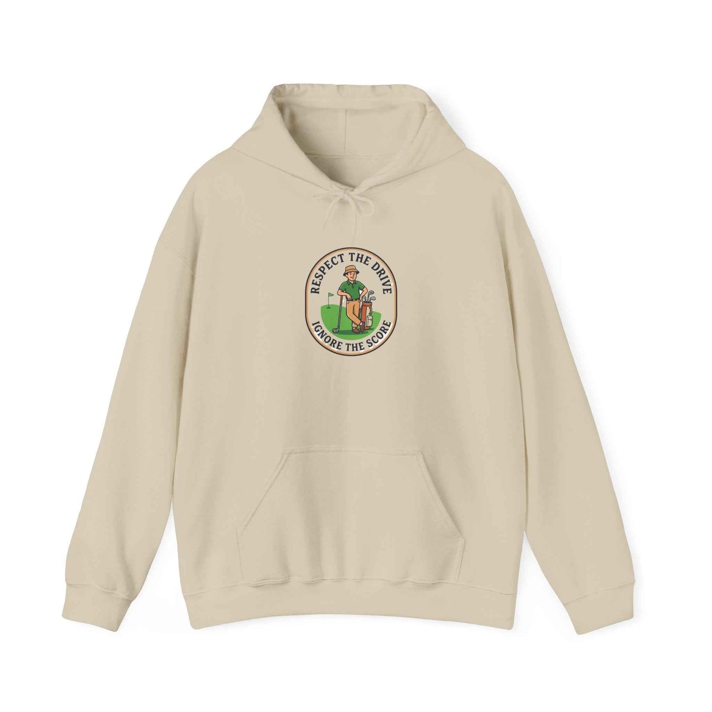 Respect the Drive Golf Hoodie | Retro Country Club, Bogey Par Humor