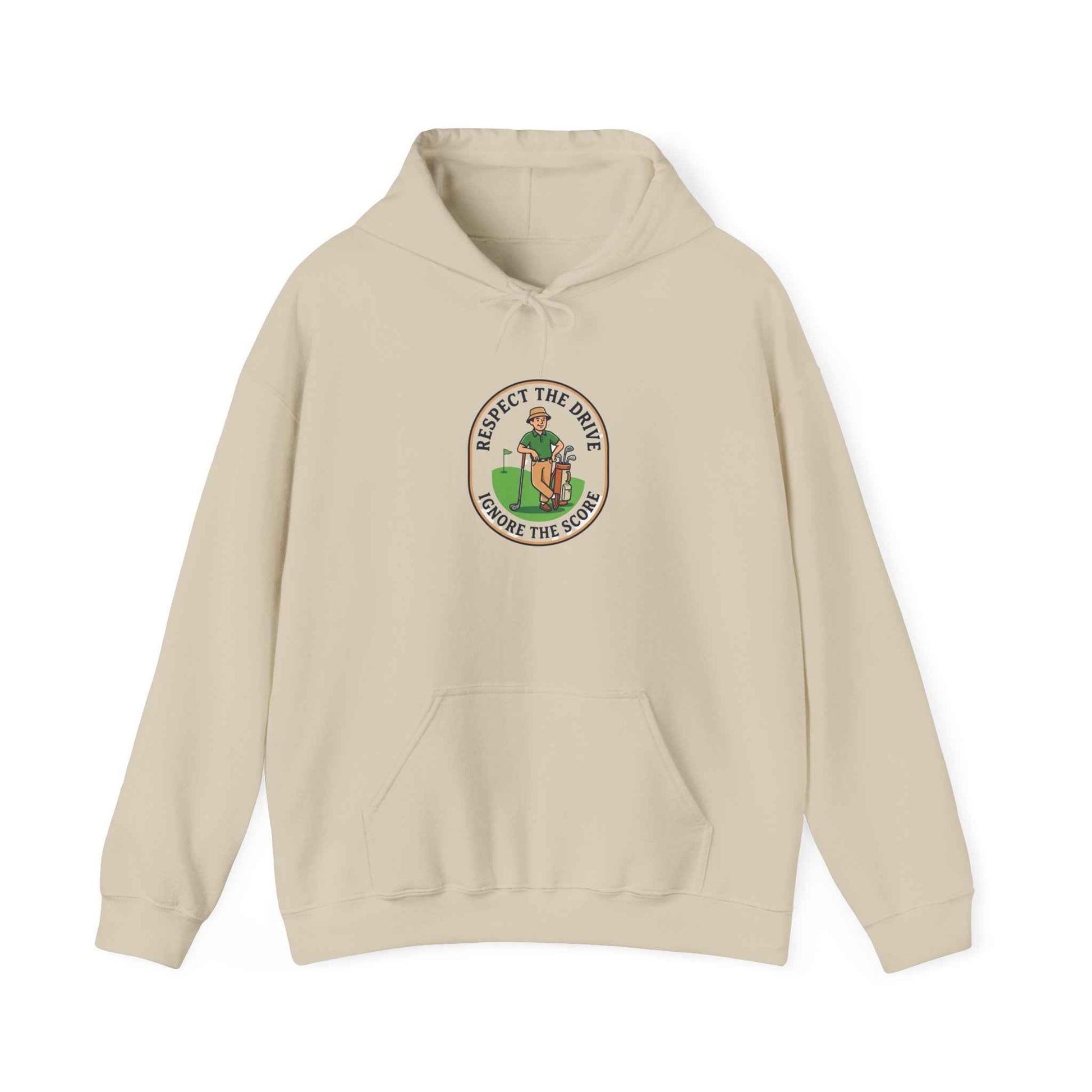 Respect the Drive Golf Hoodie | Retro Country Club, Bogey Par Humor