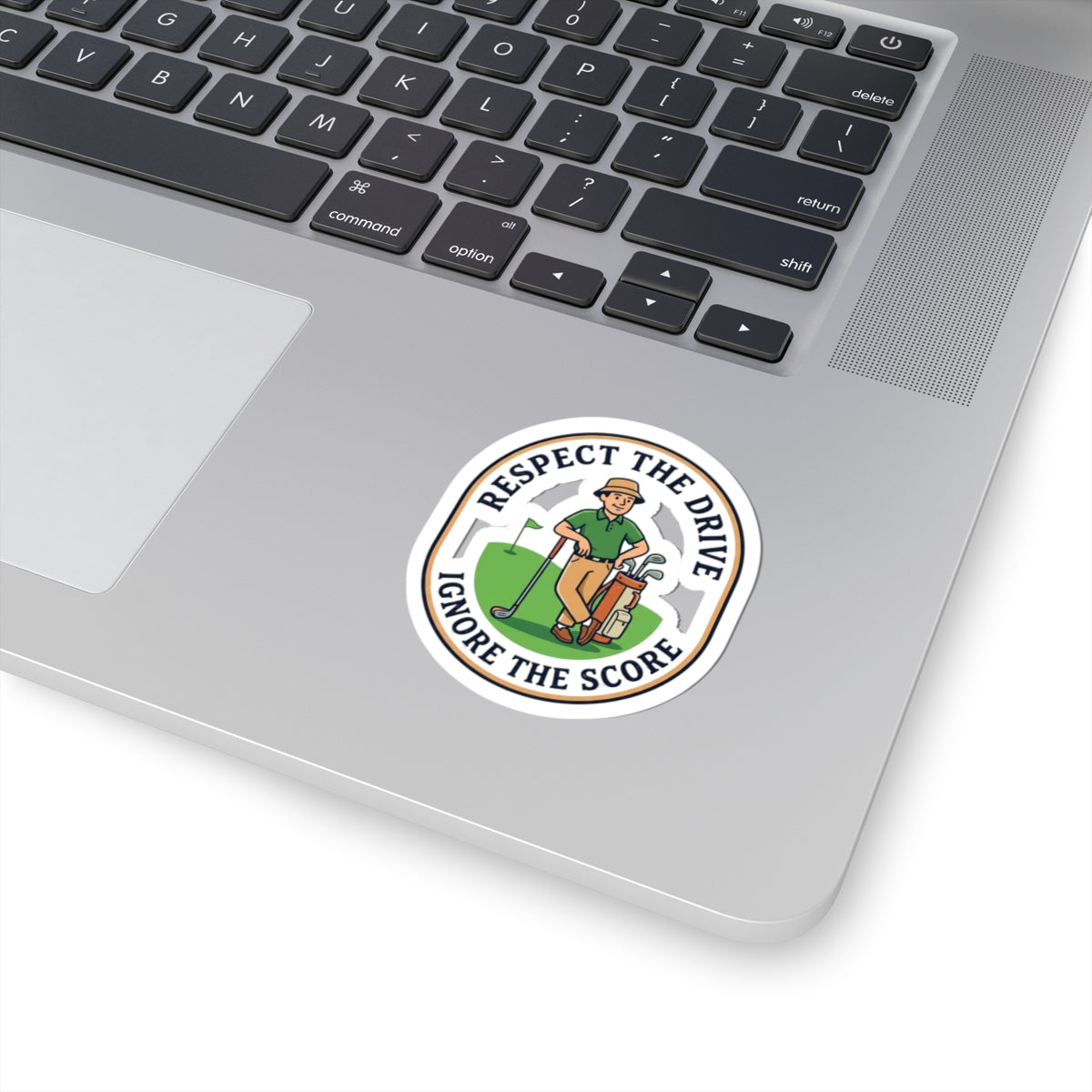 Respect The Drive, Ignore The Score Sticker | Golf, Bogey, Retro Country Club