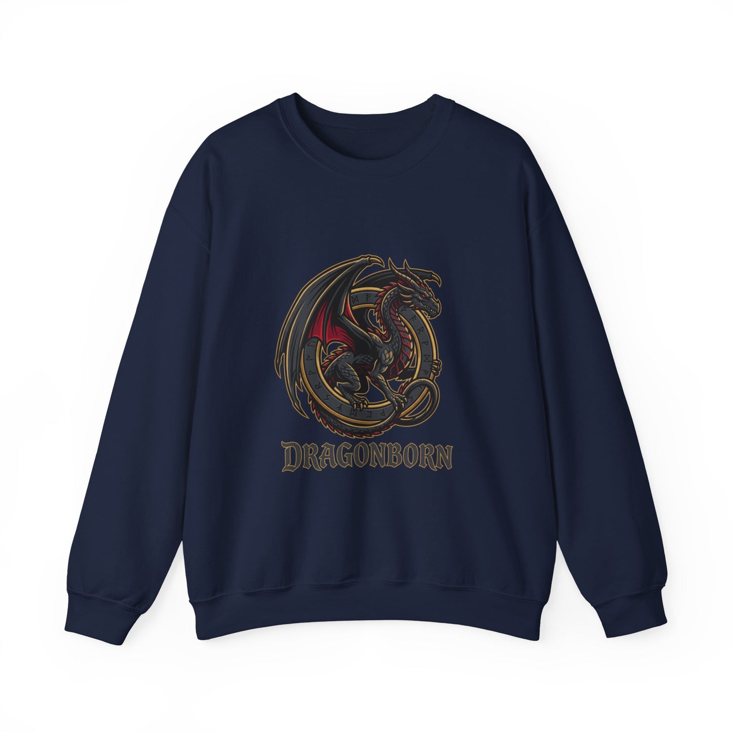 Dragonborn Sweatshirt | dragon, fantasy art, mythical creature
