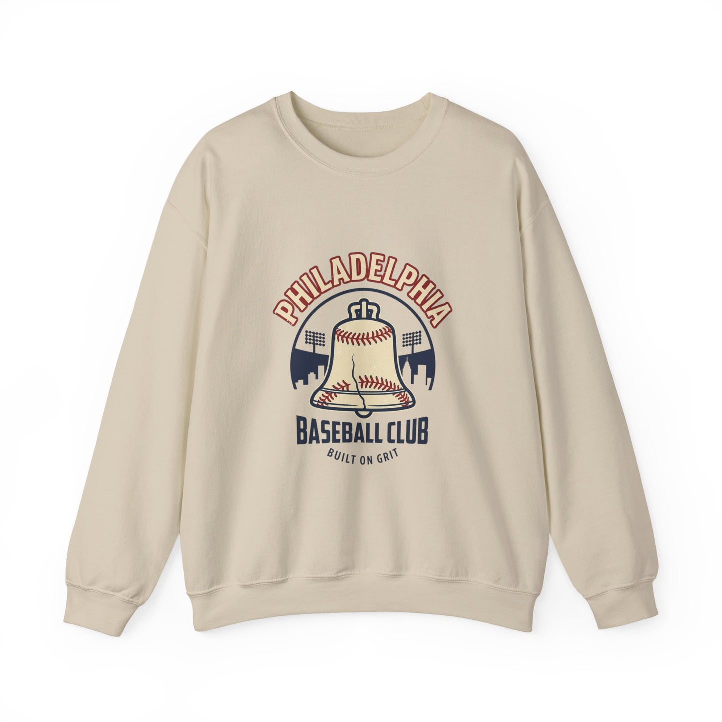 Philadelphia Baseball Club Crewneck Sweatshirt | Vintage Script, City Pride