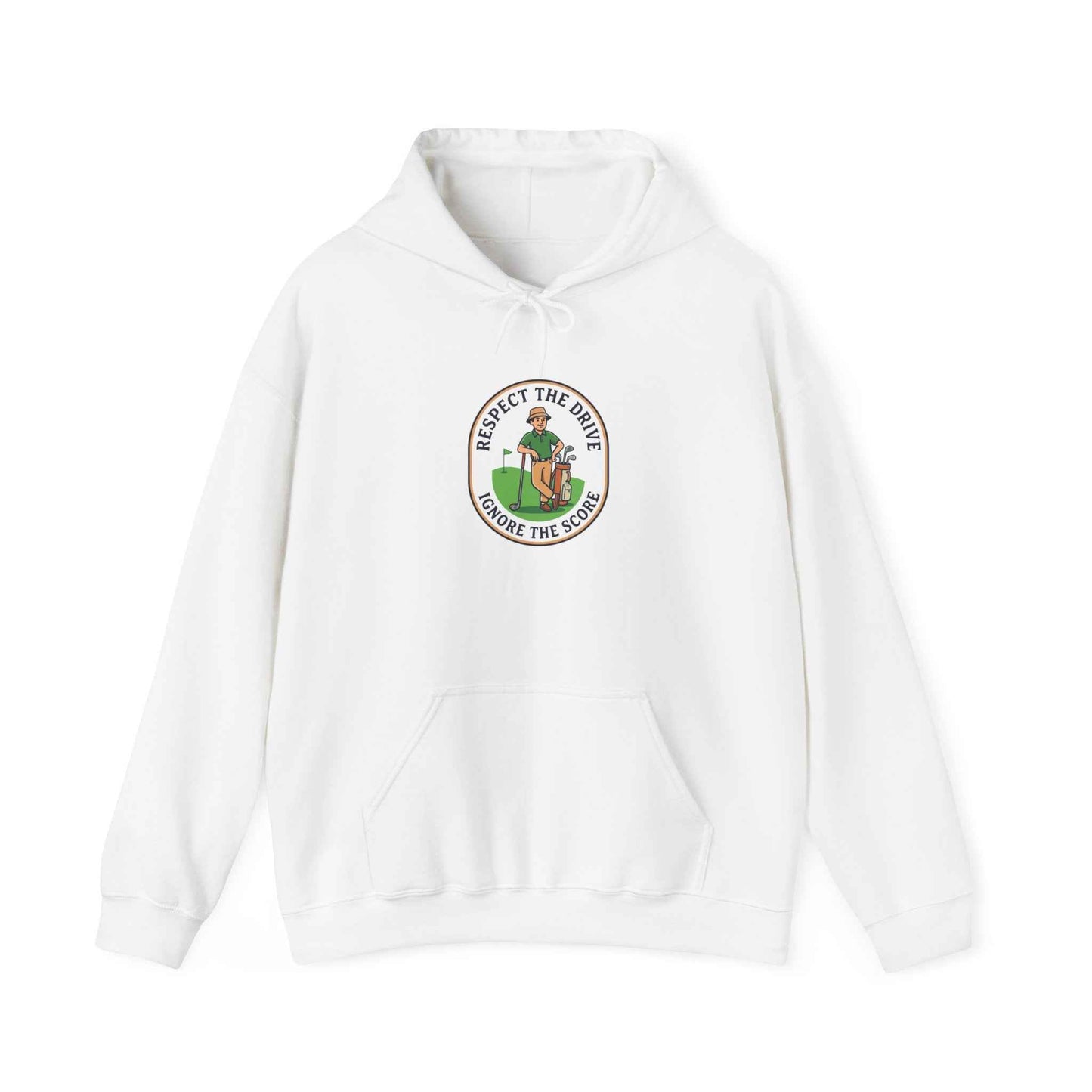 Respect the Drive Golf Hoodie | Retro Country Club, Bogey Par Humor