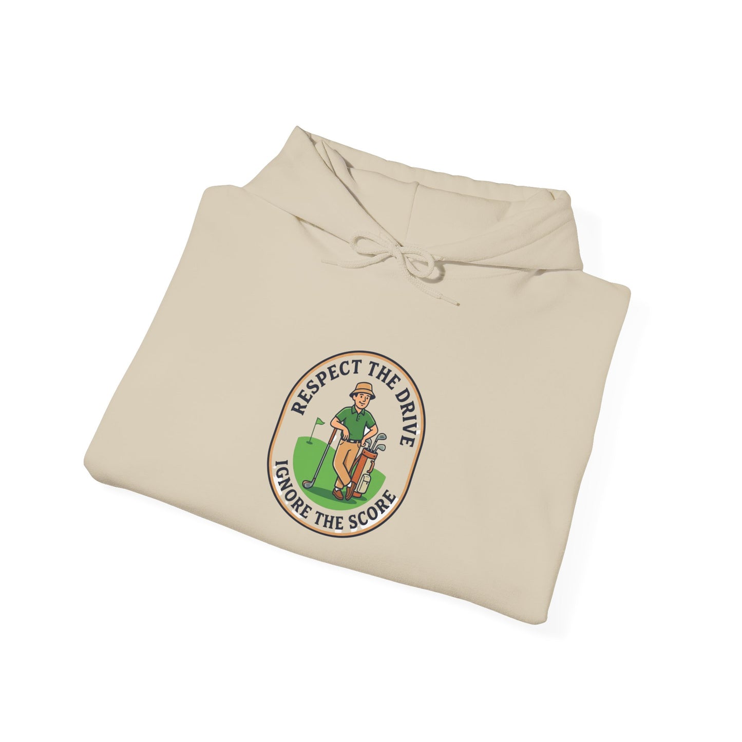 Respect the Drive Golf Hoodie | Retro Country Club, Bogey Par Humor