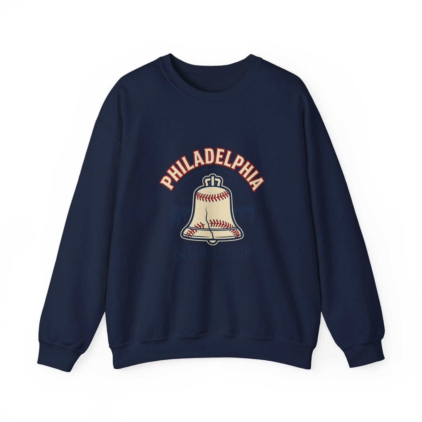 Philadelphia Baseball Club Crewneck Sweatshirt | Vintage Script, City Pride