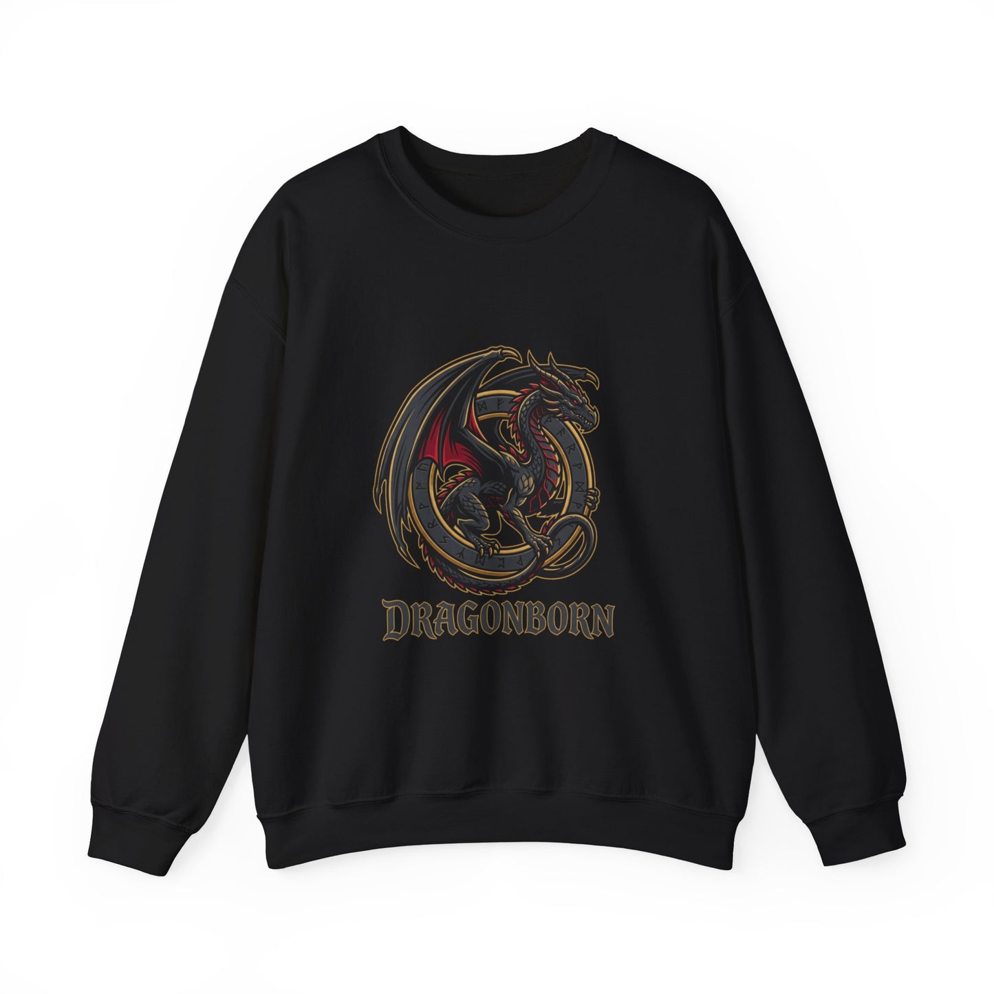 Dragonborn Sweatshirt | dragon, fantasy art, mythical creature