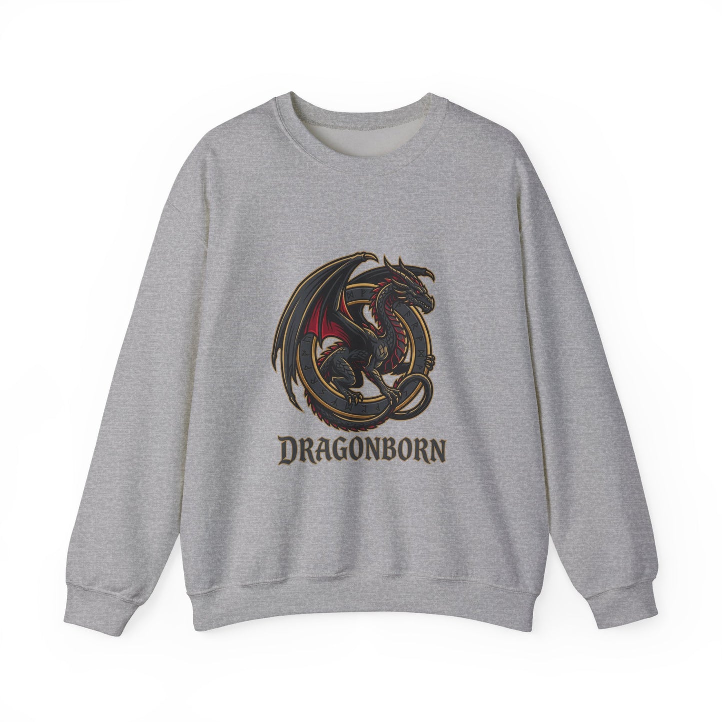 Dragonborn Sweatshirt | dragon, fantasy art, mythical creature