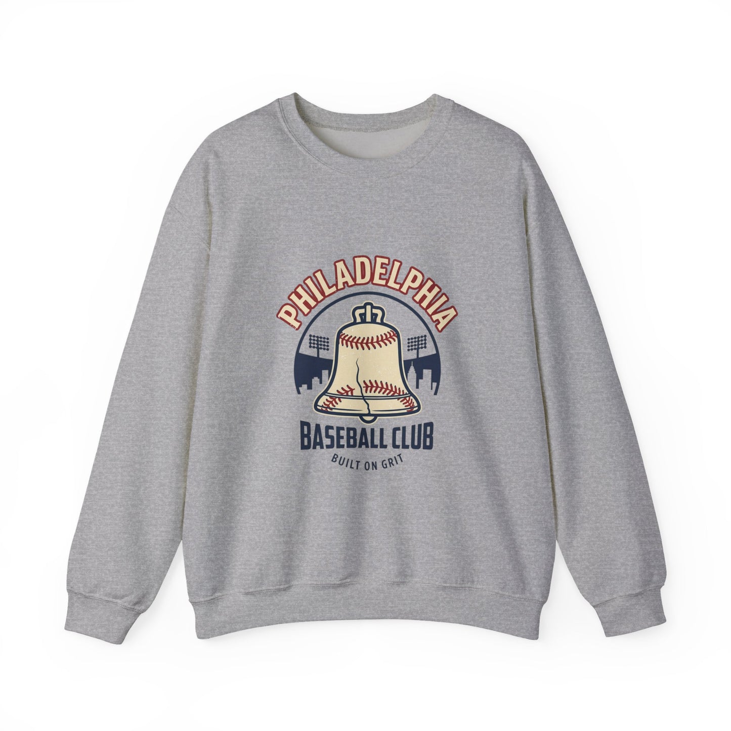 Philadelphia Baseball Club Crewneck Sweatshirt | Vintage Script, City Pride